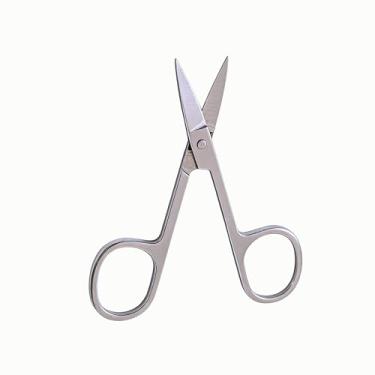 Imagem de Tesoura para Unhas Ponta em Aço Dourada Profissional para Manicure e Pedicuro Corte Preciso e Esterilizável 1 Unidade