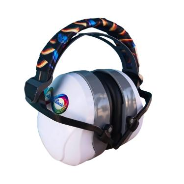 Imagem de Abafador Protetor Auditivo para Autistas Infinity Black de 26 DB