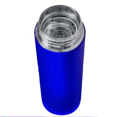 Imagem de Garrafa Térmica Inteligente De Inox 500ml Led Azul