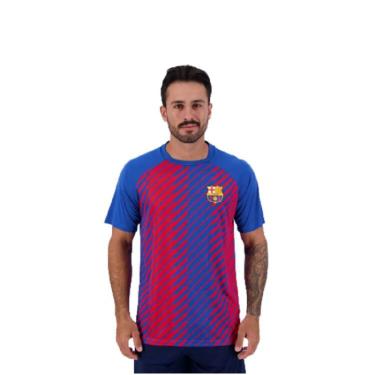 Imagem de Camiseta Balboa Dry Fit Barcelona - Azulverm