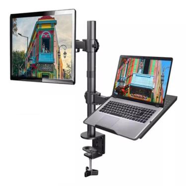 Imagem de Suporte Duplo Articulado De Mesa Para Monitor e Notebook BMG-33