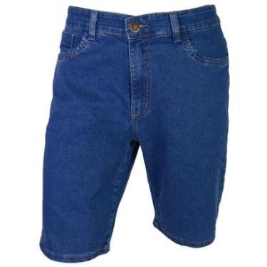 Imagem de Bermuda Jeans Masculino Ouzzare Regular Azul - ZZ70668-Masculino
