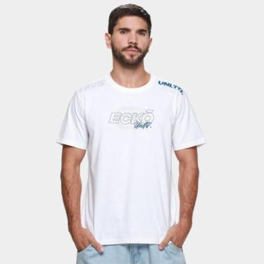 Imagem de Camiseta Ecko Unltd Display Masculina, Branco, GG