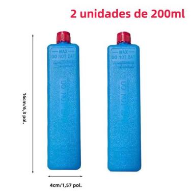 Imagem de Caixa Térmica Reutilizável Com Gel Para Almoços, Piqueniques, Viagens,