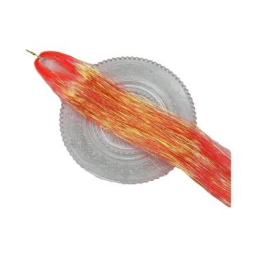 Imagem de Extensões De Cabelo Sintético Colorido Arco-Íris Com Brilho 93/120cm, 