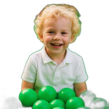 Imagem de 50 Bolinhas De Piscina Verdes Que Não Amassam - Pensou Comprou