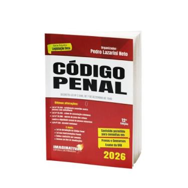 Imagem de Código Penal 2026 - 12ª Edição  Atualizado - IMAGINATIVA JUS