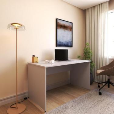 Imagem de Escrivaninha Mesa Escritório 160cmx70cm 160cm Cinza Cristal - Bramov M