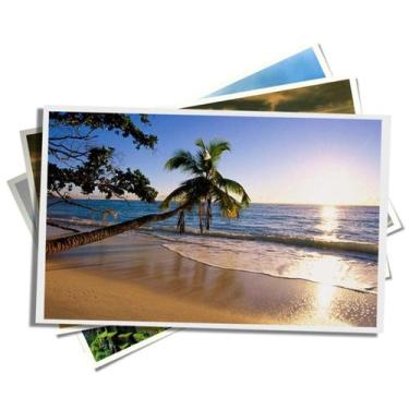 Imagem de Papel Fotográfico Glossy Brilhante  230g tamanho A4  Pacote com 20 fol