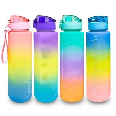 Imagem de Garrafa de Água Colorida 700ml  Perfeita para Academia - Nilo-imports