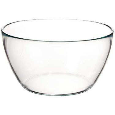 Imagem de Bowl Vidro Grande Tropical Saladeira Tigela Servir Mesa Posta Cozinha 4750ml Ruvolo