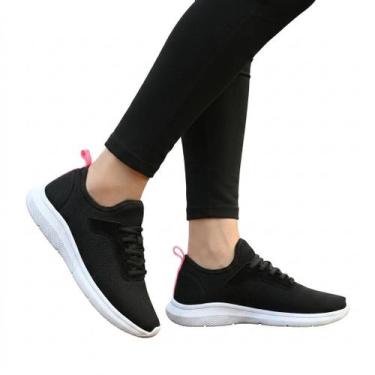 Imagem de tênis feminino casual esportivo para academia caminhada corrida dia a 