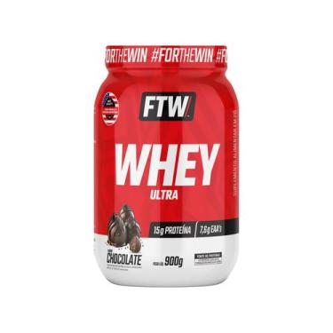Imagem de Whey Ultra Protein Concentrado Pote 900g FTW, Chocolate, 900g