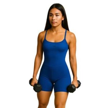 Imagem de Macaquinho Movement Levo, Decote Reto, em Poliamida, Zero Transparência, Com Bojo, Modelador-Feminino