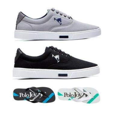 Imagem de Kit Tênis Casual+ Chinelos Polo Joy Masculino-Masculino