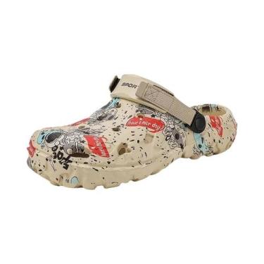 Imagem de Sandálias De Plataforma Masculinas Para O Verão, Chinelos Planos Para 