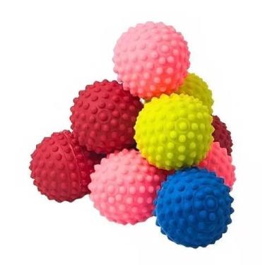 Imagem de 120x Bolinha Cravo para Fisioterapia Massagem Anti Stress Petshop - Su