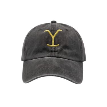 Imagem de Bone yellowstone Jeans Desbotado Country