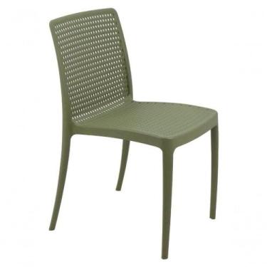 Imagem de Cadeira Tramontina Isabelle Ocean +clean Verde Oliva