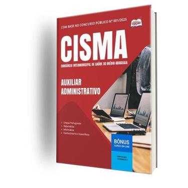 Imagem de Apostila CISMA - Auxiliar Administrativo - Apostilas Opção