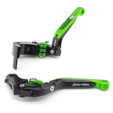 Imagem de Manete Extensivel Esportivo ZX4R ZX 4R Ninja Gravado a Laser - NoBrand