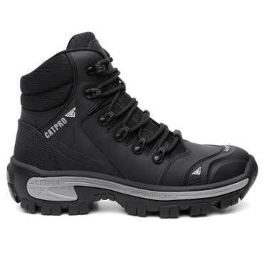 Imagem de Bota Masculina Adventure CATPRO Couro Legitimo Confortavel Resistente Certificado C.A Coturno Top-Masculino