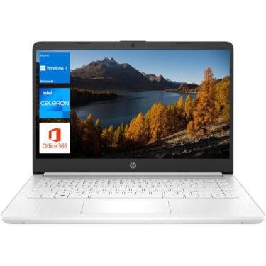 Imagem de Notebook HP Portable 14" HD Intel Quad-Core N4120 16 GB RAM 64 GB