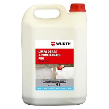 Imagem de Limpa Obras e Porcelanato PRO 5L Wurth 0893465201 Unitário