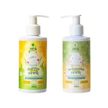 Imagem de Kit Shampoo + Condicionador Infantil Aloe Vera Camomila + Óleos Essenc