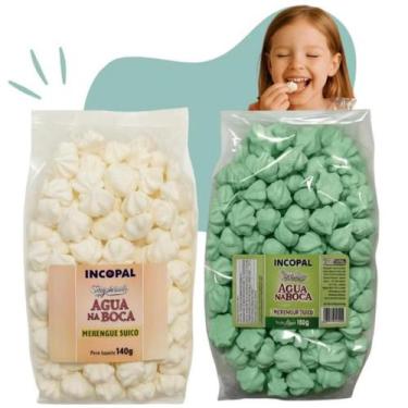 Imagem de 400Mini Suspiros Artesanais Merengue com Sabor Caseiro 2x140g - Incopa
