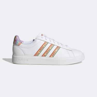 Imagem de Tenis Adidas Grand Court Farm 2.0 Feminino - Branco+vermelho-Feminino