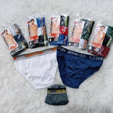 Imagem de Kit com 3 cuecas slip microfibra active man, GG=44/46, Sortidas
