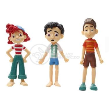Imagem de Conjunto de Bonecos Infantis Conjunto Cartela Menino Luca e Seus Amigo