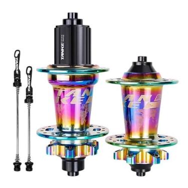 Imagem de Cubo TH390 Alumínio 6 Pawls Oil Slick 36 Furos Camaleão Barulhento Par