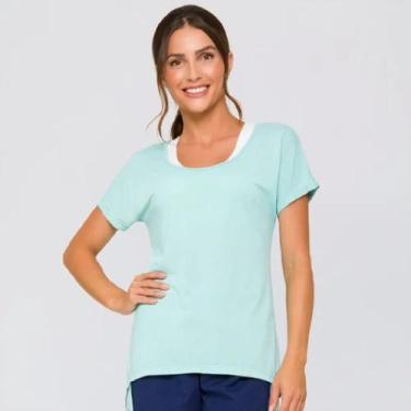 Imagem de Camiseta Selene Dry Fit Feminina, Azul claro, P
