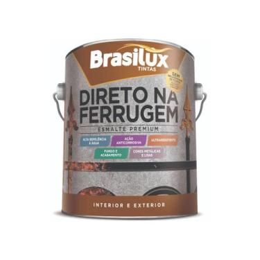 Imagem de TINTA FUNDO E ACABAMENTO PODE APLICAR DIRETO NA FERRUGEM 900ML Cor:Ver