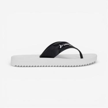 Imagem de Chinelo de Dedo Branco Trace Rider, Branco, Preto, 39/40