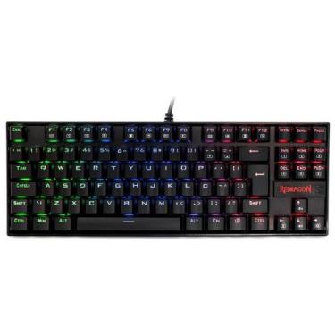 Imagem de Teclado Mecânico Gamer Redragon Kumara, RGB, Switch Outemu Blue, PT - 