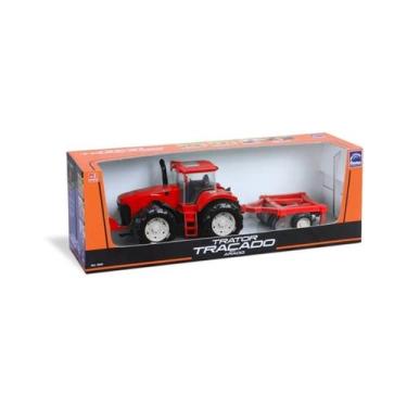 Imagem de Trator Arado Traçado Vermelho Roma Jensen 0372