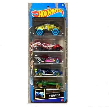 Imagem de Kit carrinhos hot wheels c/ 5pç 01806 mattel, X, Raycers hly64
