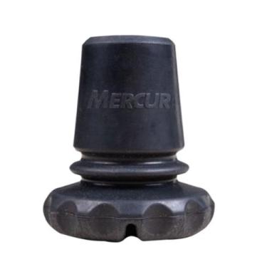 Imagem de Par de Ponteiras 3/4" Articulada para Muletas Mercur BC1535 Cor:Preto,