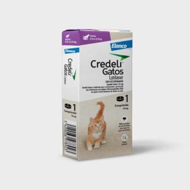 Imagem de Antipulgas Elanco Credeli Gatos De 0,9 á 2,0Kg - 12mg