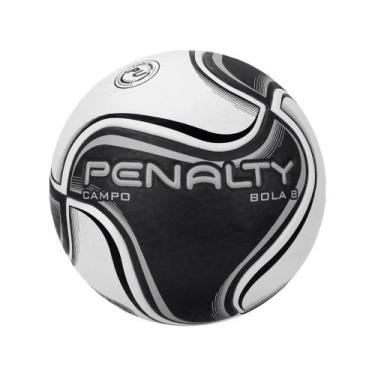 Imagem de Bola de Futebol Campo Penalty 8 X Oficial, Preto