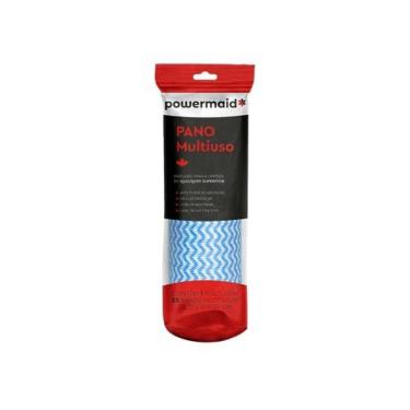 Imagem de Pano Multiuso em Rolo Pano Multiuso Rolo com 25 Peças para Limpeza de Superfícies Alta Absorção e Resistência Powermaid