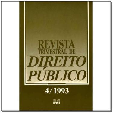 Imagem de Revista trimestral de direito publico ed. 04 - MALHEIROS EDITORES, 3