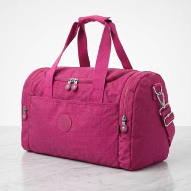 Imagem de Bolsa Feminina Fitness Impermeável Desing Moderno Espaçosa Cor:Café - 