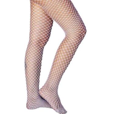 Imagem de Meia calça selene infantil arrastao 9220, G, Branco