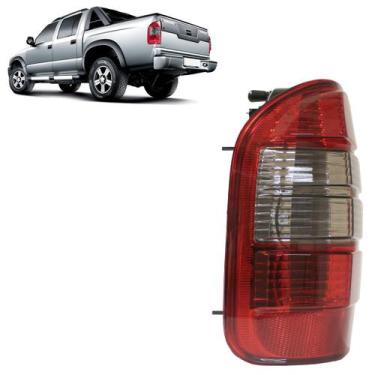 Imagem de Lanterna Traseira S10 Executive 2010 A 2011 Lente Lisa Acrílico Fumê -