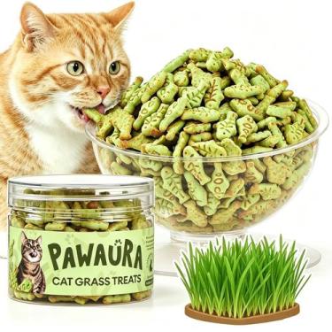 Imagem de Petiscos para Gatos Pawaura Frango com Catnip Controle de Bolas de Pel