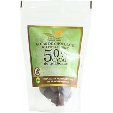 Imagem de Gotas de Chocolate 50% cacau ao leite 50g - Cacauway